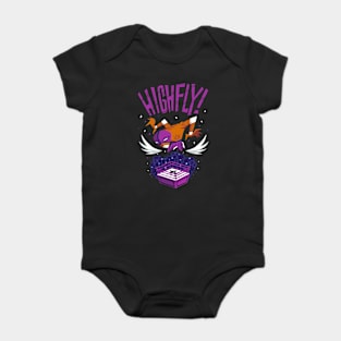 Highfly! (purple) Baby Bodysuit